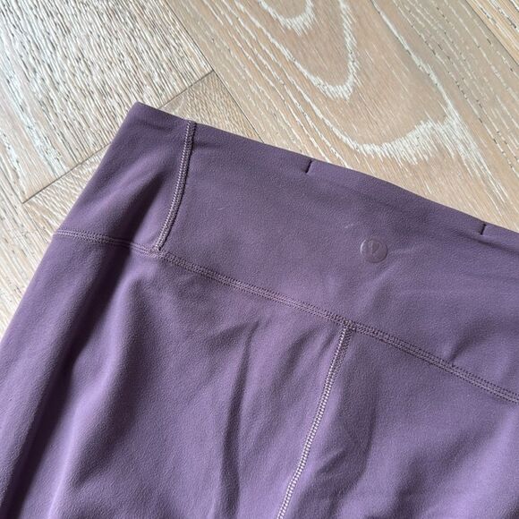 lululemon lab Embossed Nulu Yoga High-Rise Tights 25" Amethyst Sz6 - Picture 10 of 14
